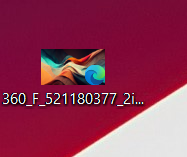 Warum ist wenn ich was downloade, so ein Edge Symbol da?