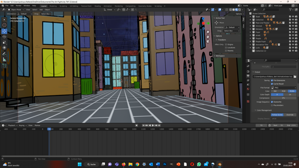 Warum rendert Blender die Cubes nicht mit?