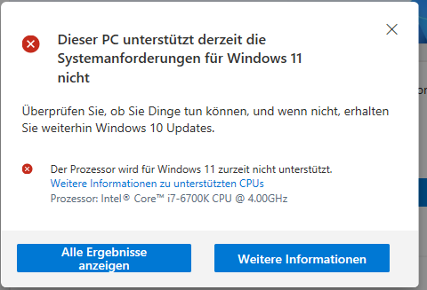 Wie Windows 11 Stick erstellen, wenn der PC nicht die Anforderung erfüllt?