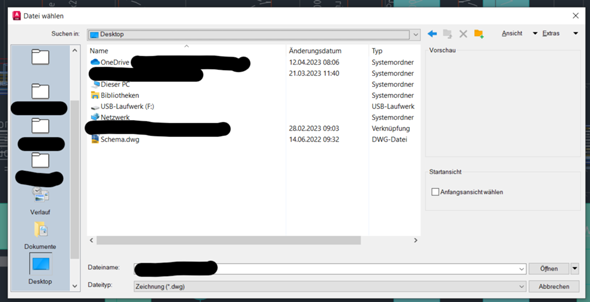 Autocad braucht lange, um Fenster zu öffnen. Weiß jemand warum?