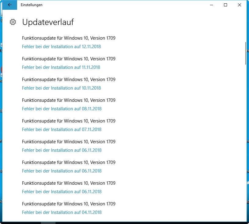 Wie vergebliche Funktionsupdates/Upgrades verhindern?