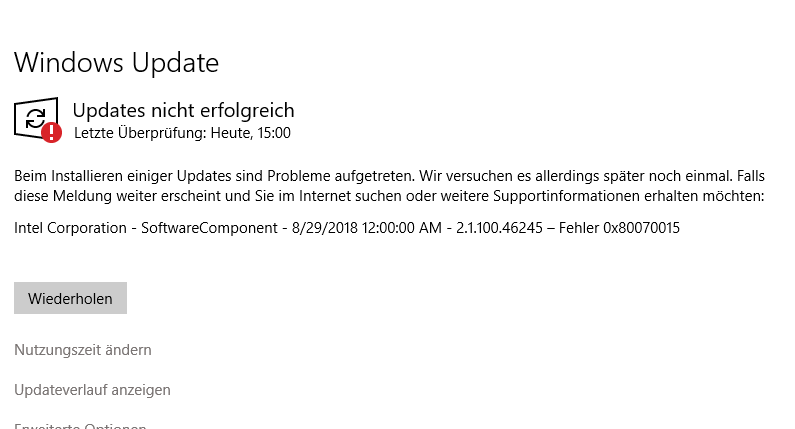 Wer kann helfen? Wie bekomme ich diese ständige Meldung weg un Windows Update ?