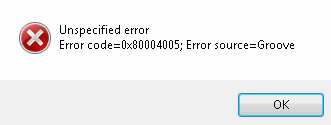 Fehler 0x80004005 - Druckerproblem