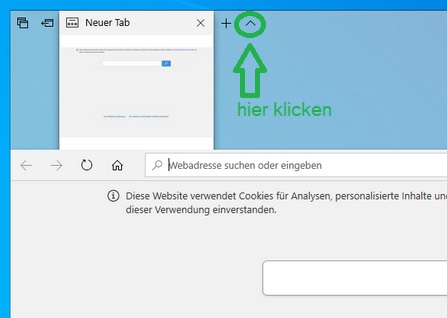 Edge "Spezialmodus" - wie kriegt man das wieder weg??