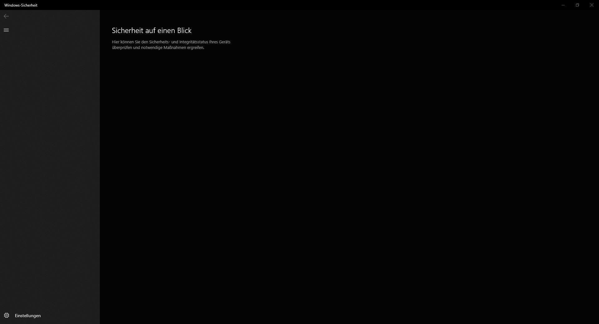 Windows Defender nicht vorhanden