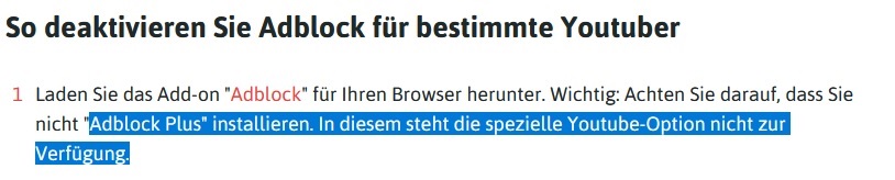 Umfrage an PC - Experten : wie kann ich Werbung bei YouTube blockieren?