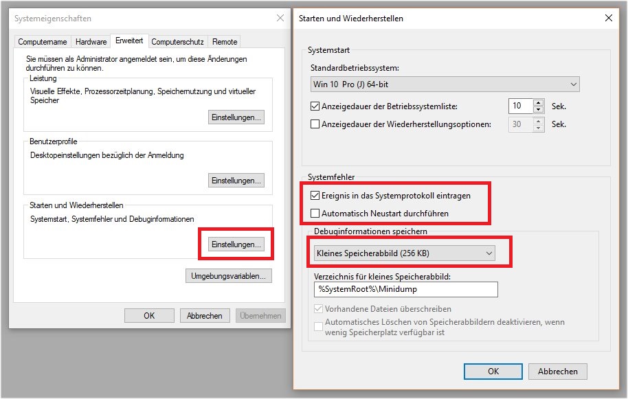 Pc Absturz und Windowsfehler