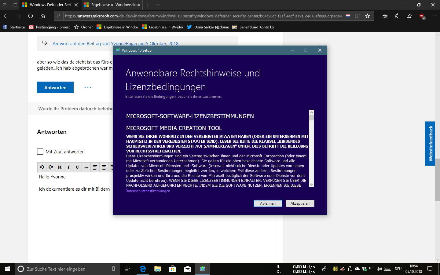 Windows Defender Security Center