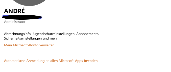 Windows 10 mit Microsoft anmelden