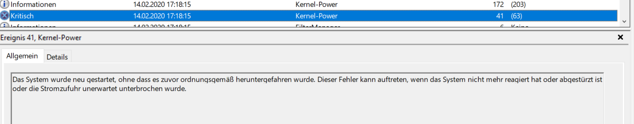Wie kommen solche Falschmeldungen in die Ereignisanzeige?