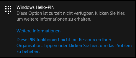 Windows Pin