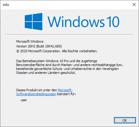 Fehler beim Download von Apps und Spielen im Microsoft Store  Windows 10 20H2