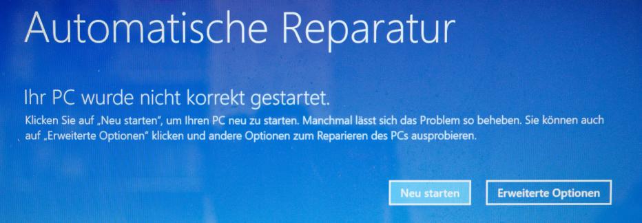 Probleme bei Update von 14393 auf 16299