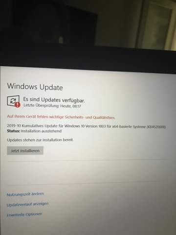 Wie kann ich die neuste Version von Windows 10 installieren?