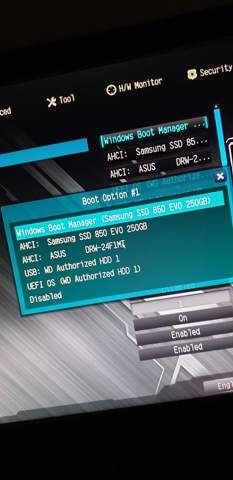Hilfe bei Boot-Option bei Windows-Installation?