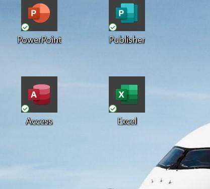 Warum habe ich einen schwarzen Rand um Office App?