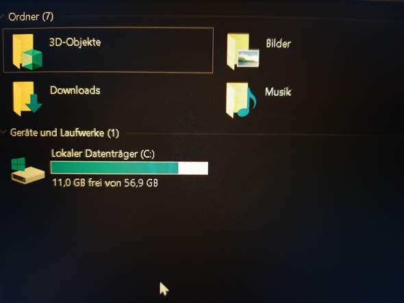 Computer Speicher schwankt?