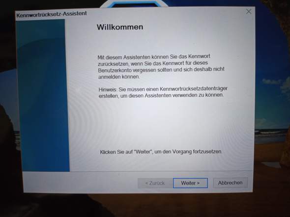 Passwortrücksetzdiskette erstellen Windows 10?