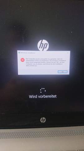 HP Laptop Windows 10 kann nicht mehr starten?