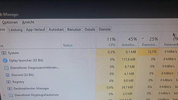 System lastet HDD komplett aus?