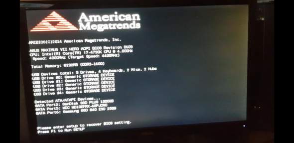 Nach mehreren Bluescreens kein Bild mehr nach dem BIOS?