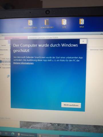 Windows 10 lässt nicht die Datei ausführen?