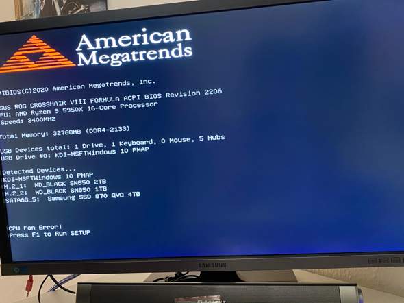 PC zsm gebaut was jetzt biosX?
