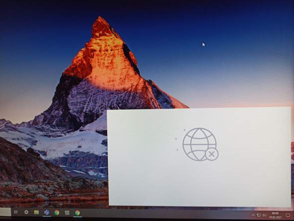 Internet Symbol auf dem desktop eingeblendet?