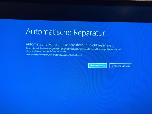 Windows 10 Reperatur Modus?