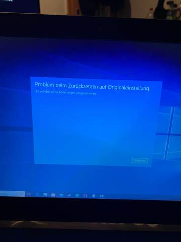 Windows 10 Update und Werkseinstellungen geht nicht?