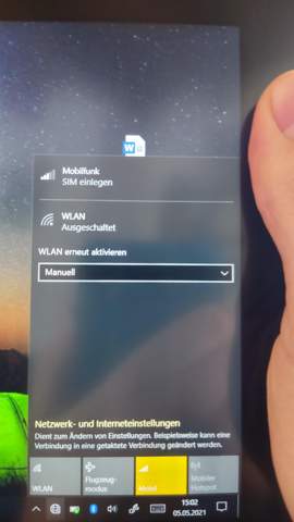 Sim Karte wird nicht erkannt Windows 10?