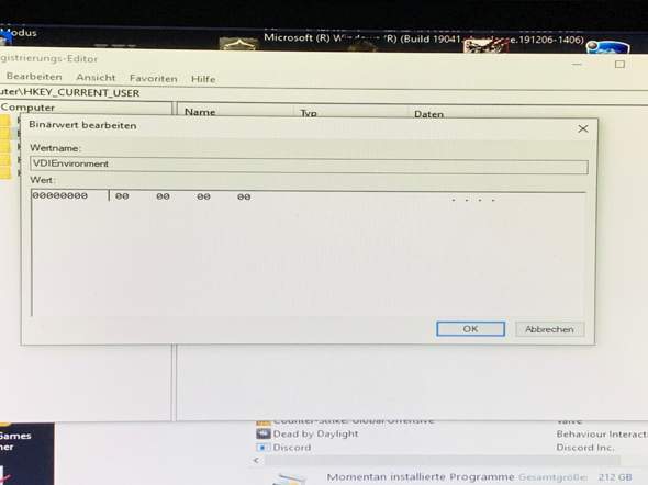 Virus im Registrierungs-Editor?