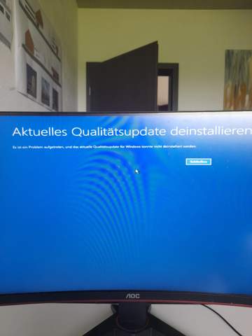 Pc startet in Erweiterte Optionen nach Windows Update?