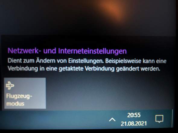 WLAN verbinden am Laptop plötzlich weg?