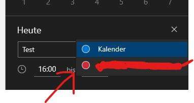 Win 10 Kalender über Taskleiste/Uhr mit Outlook auf Smartphone synchronisieren?