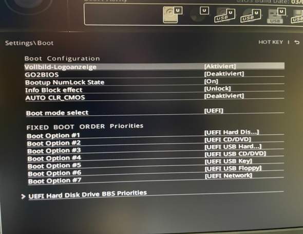 Wie startet der Bootmanager automatisch?