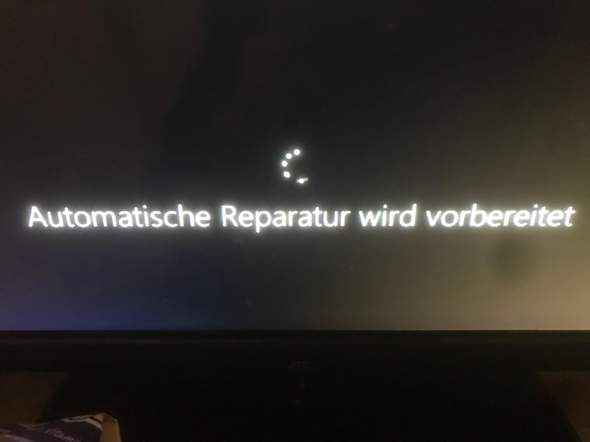 Windows Diagnose des PCs wird ausgeführt?