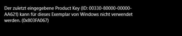 Erneute Windows-Aktivierung nach Hardwaretausch nicht möglich?