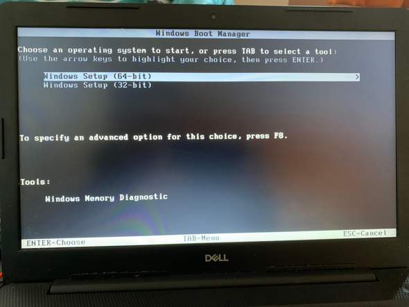 Ich kann keine 64Bit Windows Version installieren?