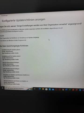Windows-Organisation?