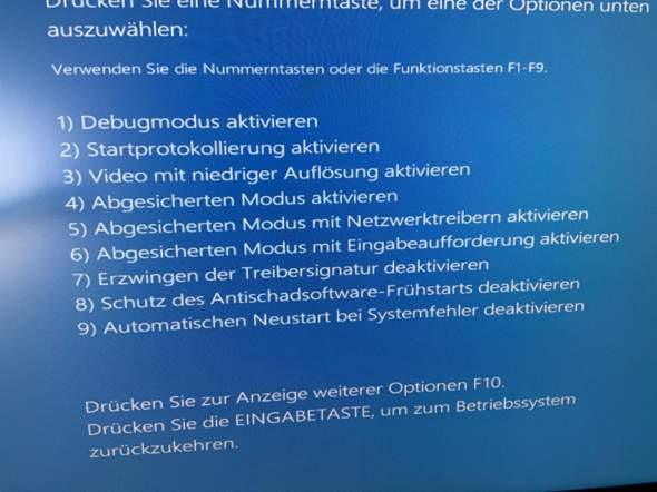 Windows 10 Dauerschleife beheben?