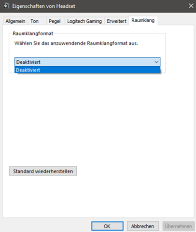 Windows Sonic Spatial Audio nicht verfügbar?