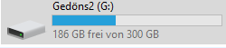 Zu wenig Speicher auf einem Laufwerk?
