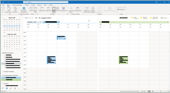 Warum sieht der Outlook-Kalender plötzlich anders aus?