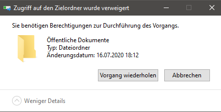 Warum kein Netzwerkzugriff?