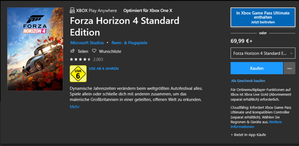 Auf der Xbox gekauftes Spiel auf dem PC spielen?