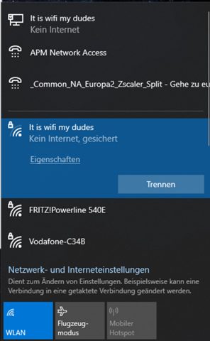 Kein Internetzugriff nach Windows update?