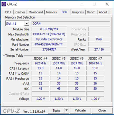Asus Zenbook UX-510UW erkennt immer nur einen RAM?