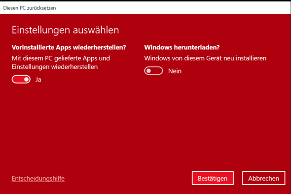 wird mein windows auch gelöscht bzw muss ich es neu kaufen?