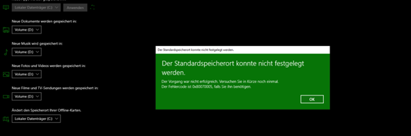 0x80070005 Was soll ich tun?